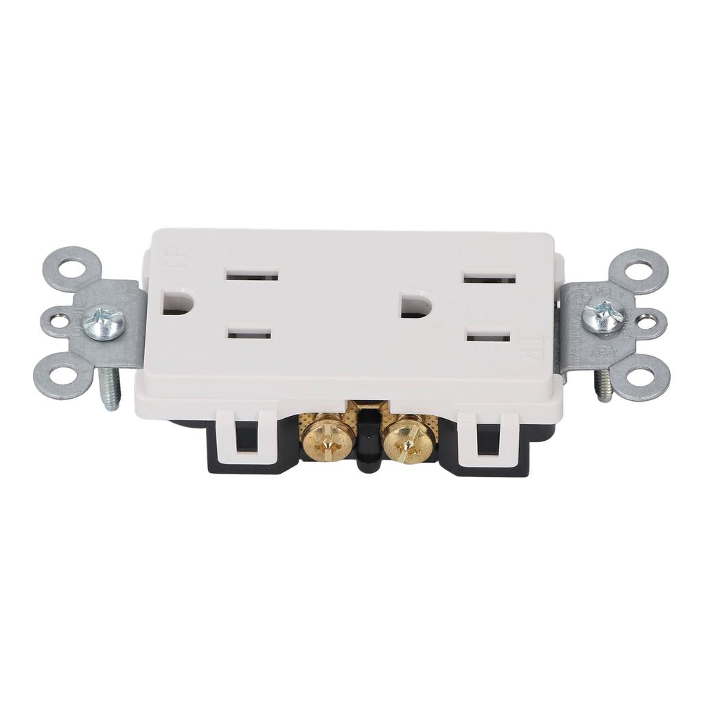 Power Outlet Box Spring Style Weather Proof Socket with Cover Outdoor Duplex Receptacle for RV