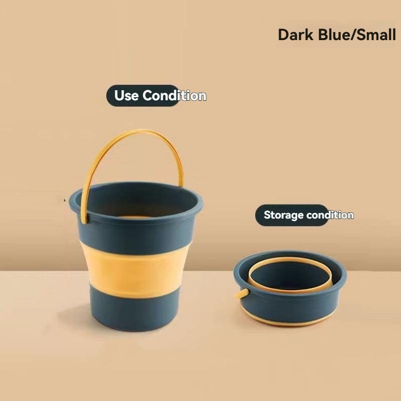 

Collapsible Bucket Portable Foldable Water Pail for Car Travel Outdoor Fishing Storage Small Plastic Handled Utility Pail