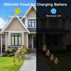 2PACK Solar Christmas Pine Cypress Lawn Lights LED Festive Decorative Floor Lights Waterproof Solar Lights for Garden Decoration