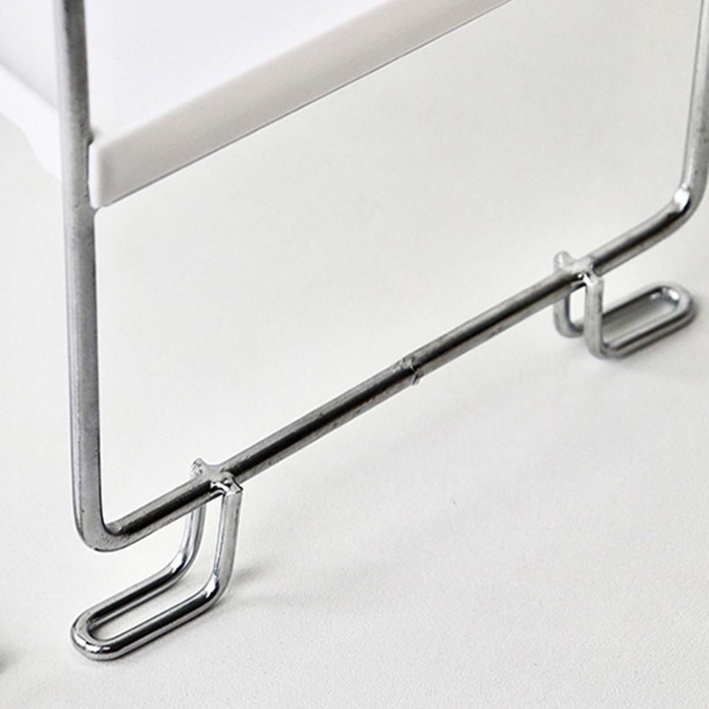 Desktop Makeup Organizer Rack PP Wrought Iron Detachable Easy Access Spice Rack Organizer for