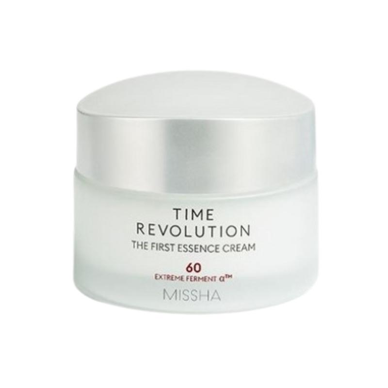 MISSHA Time Revolution The First Essence Cream 50ml – Hydrating Gel Cream, K-Beauty Skincare 50ml