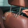 1pcs Car Seat Hook Automatic Hidden Rear Seat Headrest Hanging Rack, Used for Handbag Shopping Bag Jacket Storage Clothes Hanger, Car Accessories