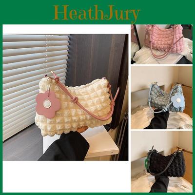 Chic Nylon Wrinkle Handbag For Women 2024 Trendy Fashionable Shoulder Bag