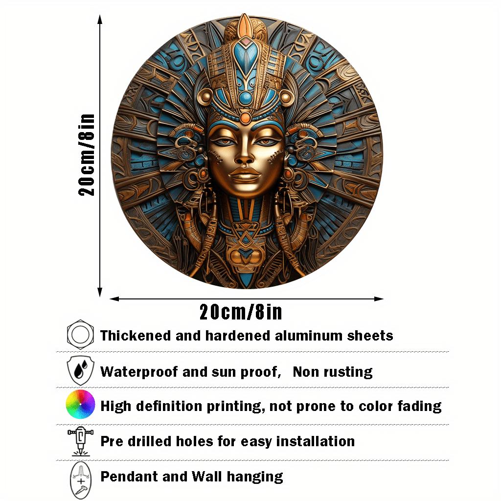 Wooden Character Relief, Painted Circular Flower Wreath, Dormitory Home, Corridor Decoration, Retro Fashion, Mother's Day Gift