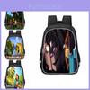 Spacious My World Double Layer Backpack Lightweight Oxford Cloth School Bag For Kids