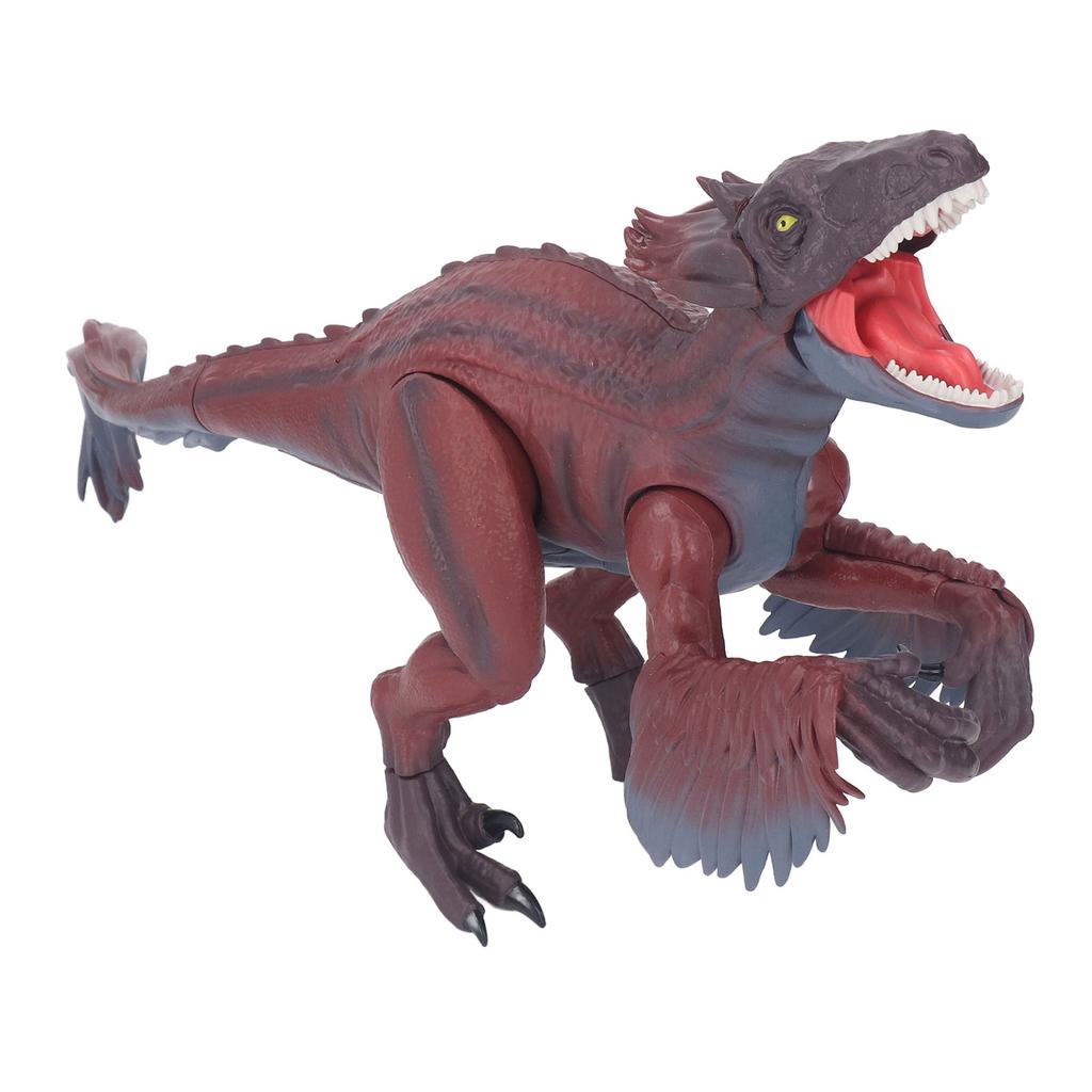Realistic Dinosaur Toy Roar Effect Educational Plastic Pyroraptor Action Figure for Boys Kids Type