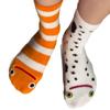 Cotton Stripes Socks Harajuku Street Mid Tube Socks New Cartoon Eel Socks