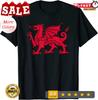 2025/Welsh Red Dragon Flag of Wales T-Shirt Unisex T-Shirt