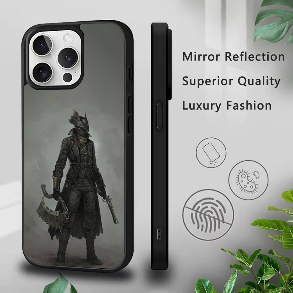 

Game B-BloodborneS Phone Case For iPhone 17,16,15,14,13,12,11,Pro,Max,Plus,Mini,SE4,E Magnetic Magsafe Wireless Charging iPhone17Promax