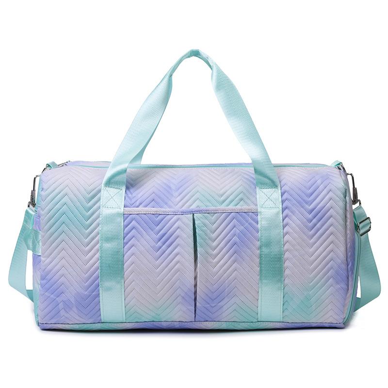 

Fashion small fresh smudge dry and wet separation sports fitness bag go out to play with shoe compartment travel bag can be set with tie rod колір зеленого яблука
