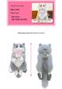 Original Simulated Cat Plush Doll Backpack - Cute Double Shoulder Gift for Girlfriend's Birthday