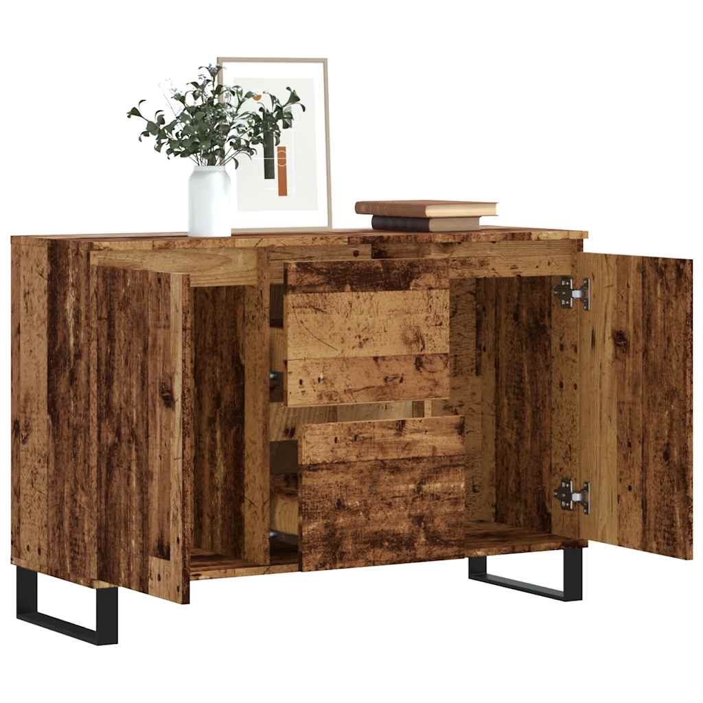 Vidaxl Szafka, Stare Drewno, 104X35X70 Cm, Materiał Drewnopochodny