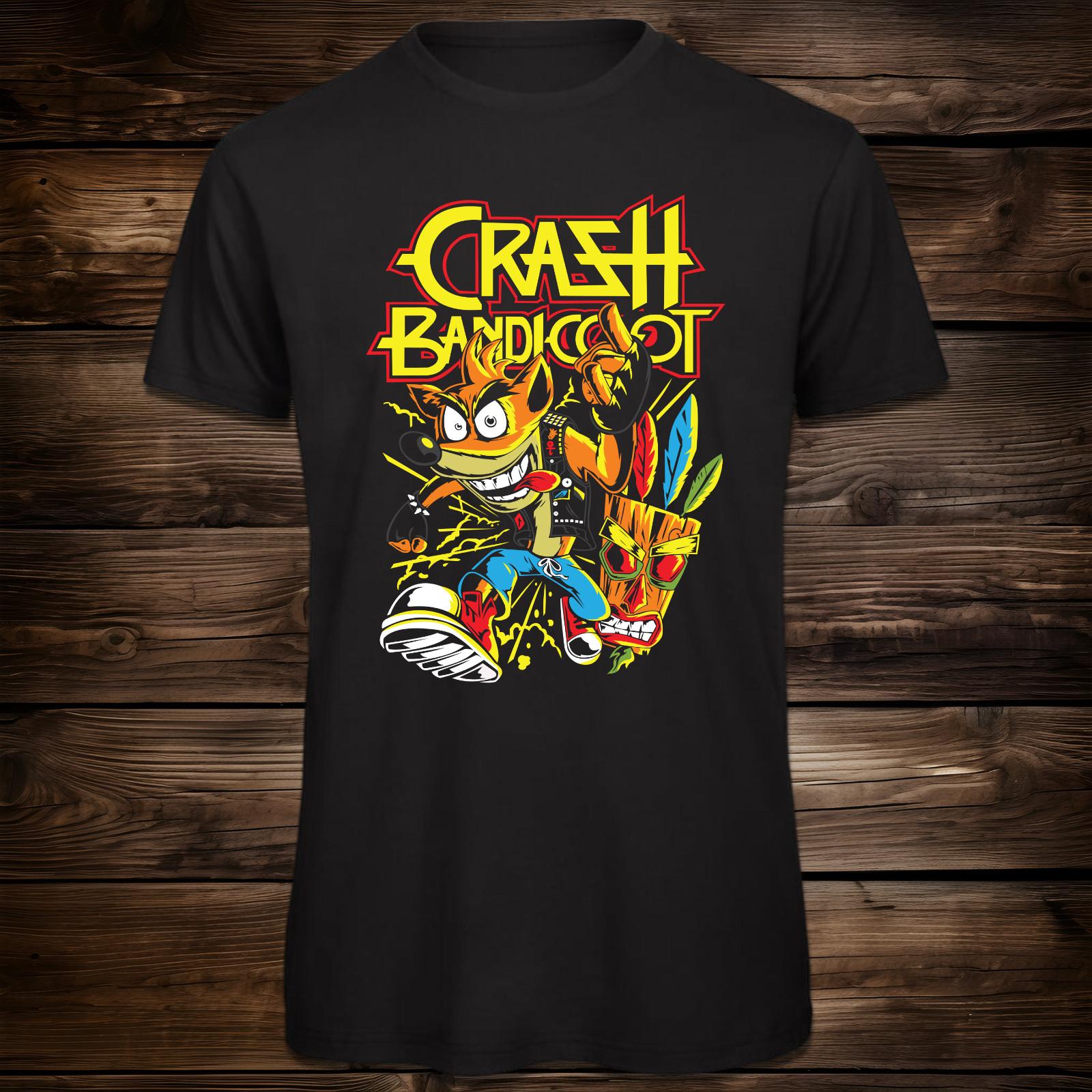 Crash Bandicoot T-Shirt Mens Womens Tees Top | Classic Video Game | Unisex XL