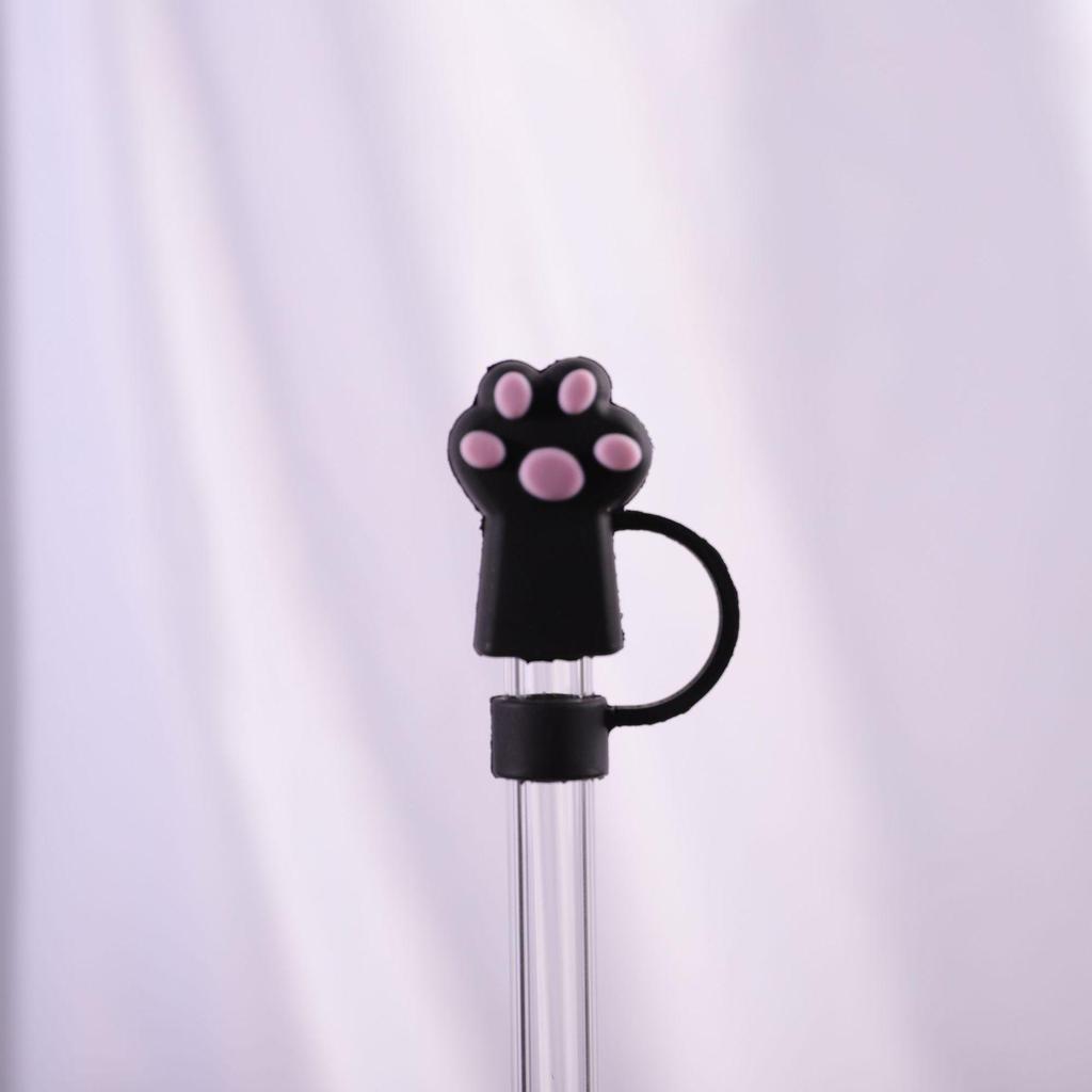 Cute Cartoon Halloween Straw Cover Cap (Soft Glue, 8-10mm, Dust Cover)