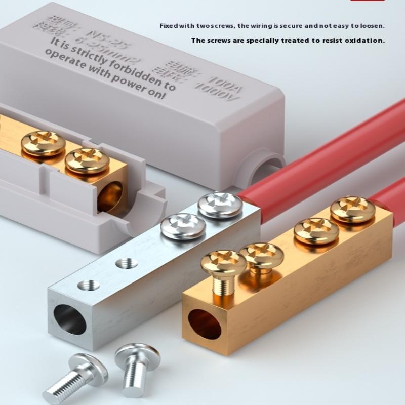 Wire Connector High Power Splitter Quick Electrical Cable Brass Terminal Blocks Junction Box Connectors Large Current Conductor