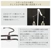 TAMATOSHI Double Steel Hangers, 38cm Wide, Antique Gold Plated, 10 Pieces, 5-Year Warranty, Developed by a Retail Fixture Manufacturer, Slim, Luxury,