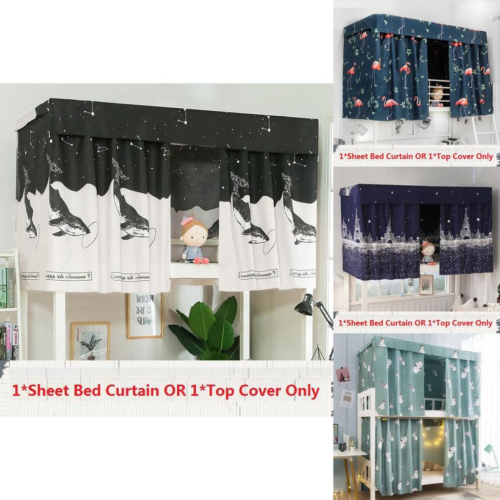 Stylish Student Bed Curtain For Dormitory With Mosquito Protection And Blackout Shading