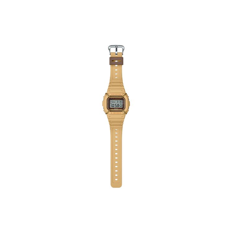 Casio 200M Waterproof Quartz Movement Resin Strap Watch Unisex watches Brown DW-5600PT-5JF