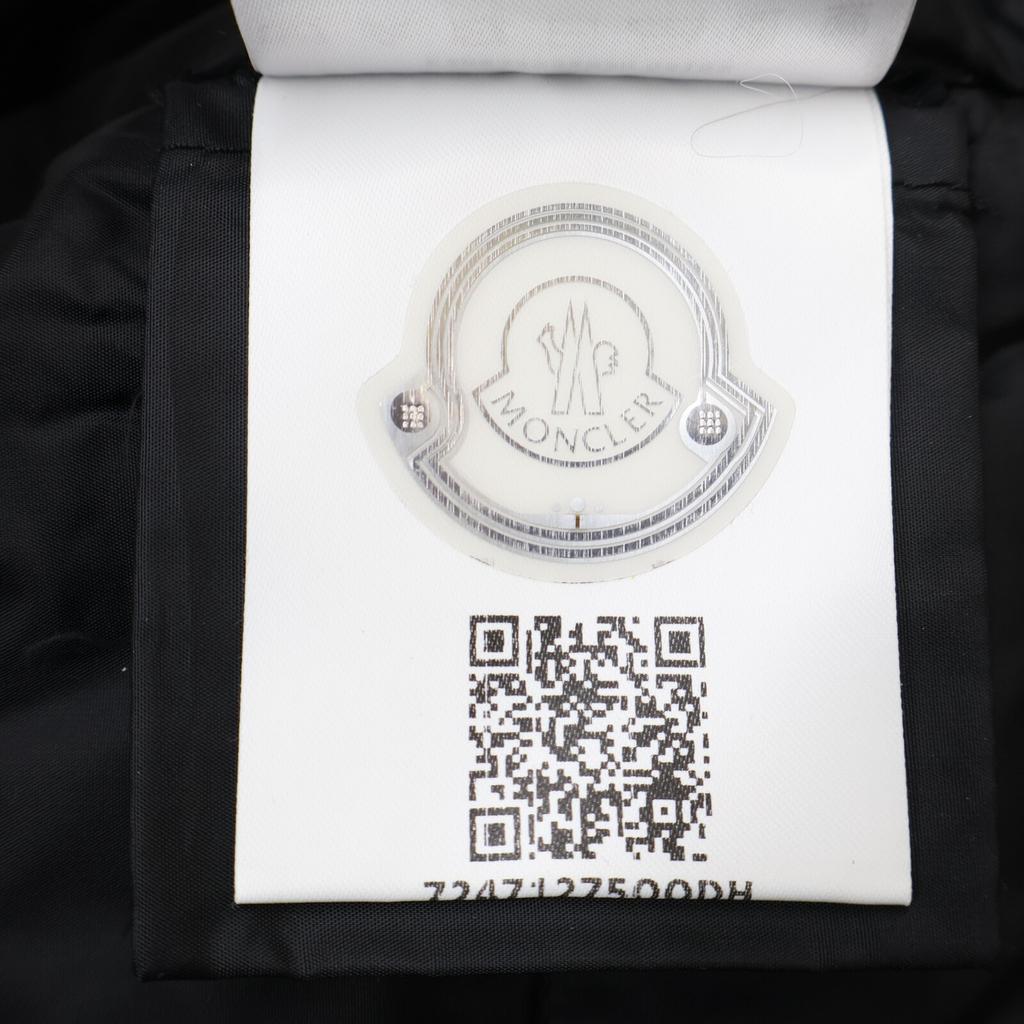 MONCLER [Domestic regular] HIRONDELLE hoodie down with fox fur collar coat 0 blackUsed