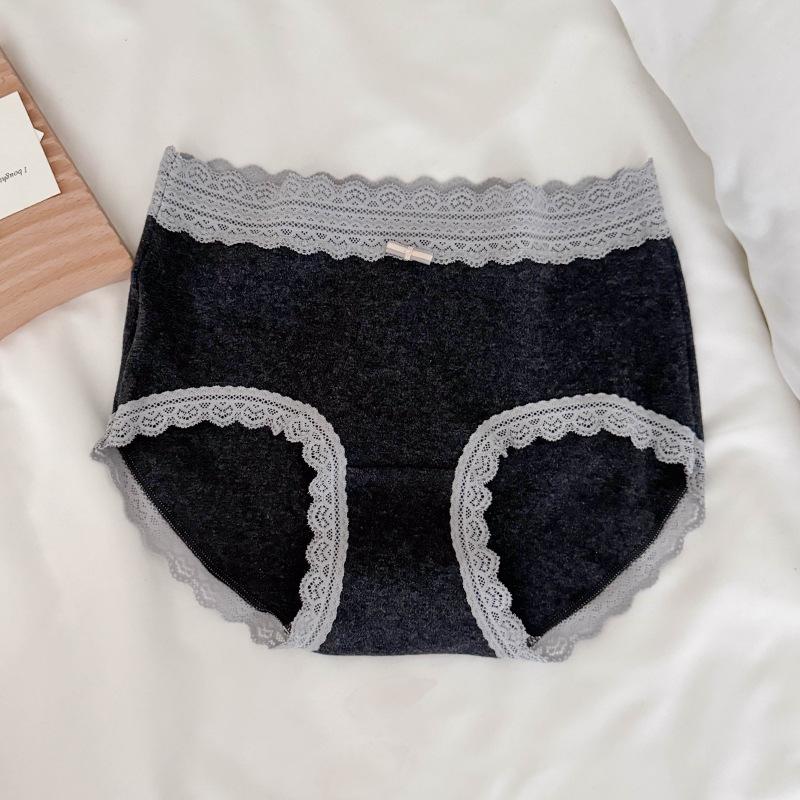 Women's Summer Thin New Lace Edge Cotton Antibacterial Crotch Triangle Briefs