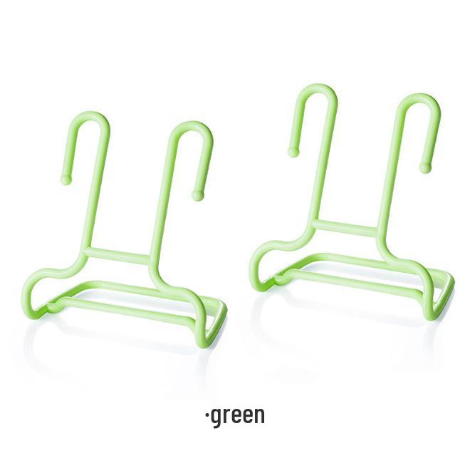 2er-Pack Zusammenklappbarer Kinder-Balkon-Schuhständer & Trockner