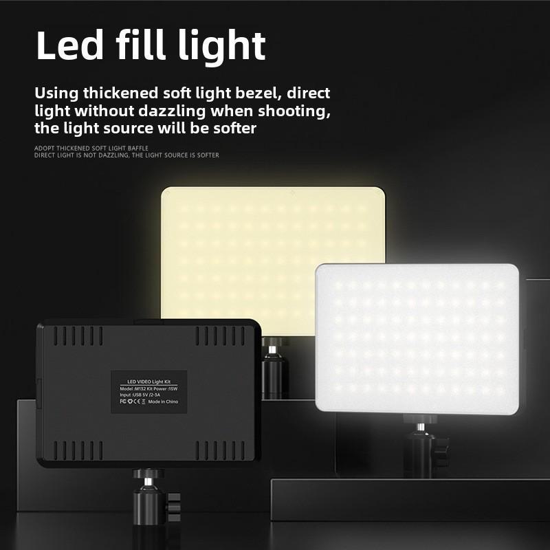 6" LED Fill Light: Flat Panel for Photography, Beauty Live Streams, Video Conferencing, Soft Lighting