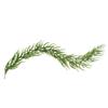 Christmas Simulation Greenery: Norfolk Pine & Cypress Garland with Artificial Pine Needles for Fireplace Decor