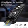 Case For Samsung S25 24 23FE Plus Ultra  A15 25 35 55 14 Magnetic Rotated Ring Kickstand Heavy Duty Drop Protection Wallet Cover