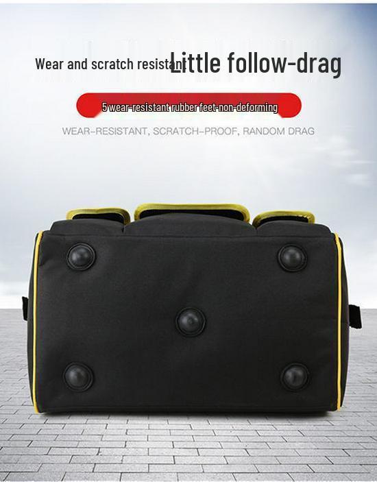 Large Canvas Electrician Tool Bag – Multifunctional Handheld for Repair, Installation, Woodworking, and Construction