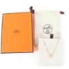 Excellent HERMES Necklace Mini Pop H Necklace Pink Women Used