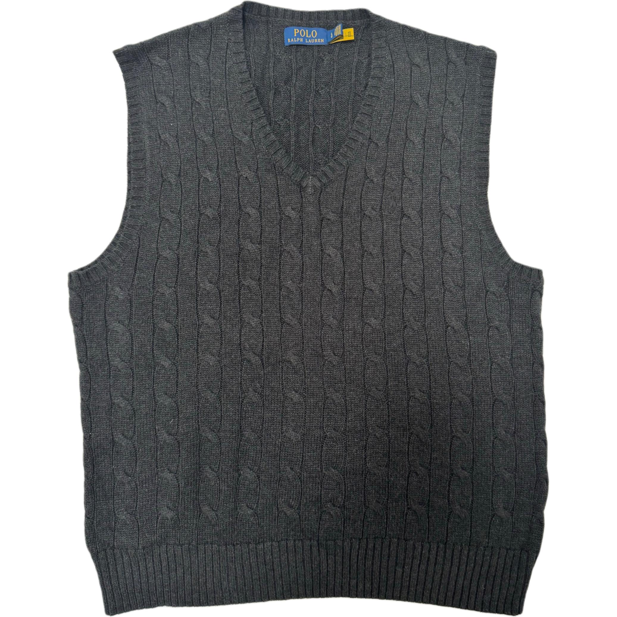 

Polo Ralph Lauren Вязаный безрукавный жилет с V-образным вырезом Мужские жилеты 710766173-017 L