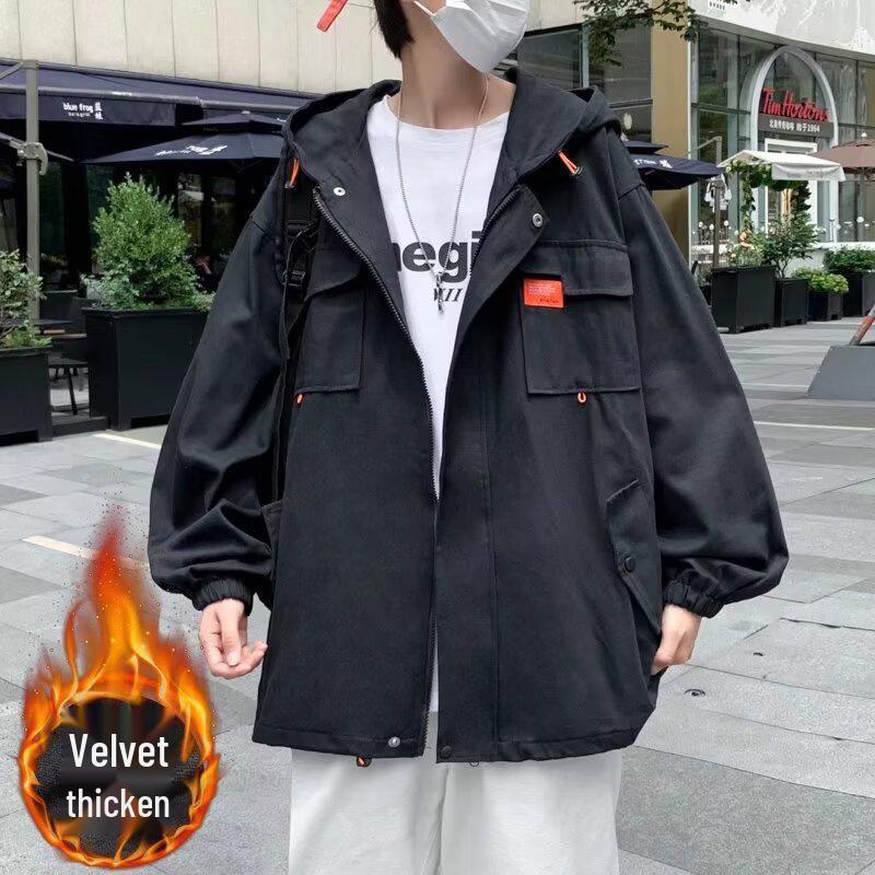 Men s American Style Thick Warm Down Jacket - High-End Winter Trend L