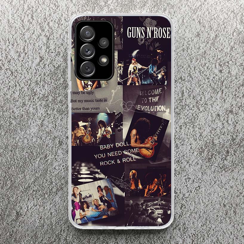 Guns N Roses Good Time Phone Case For Samsung Galaxy A15 A55 A14 A54 A13 A53 A12 A52S A25 A24 A35 A34 A23 A33 A22 A32 A04S A03S