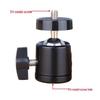 17mm Ball Head Camera Phone Stand with Swivel Head & 1/4 Phone Clip for Live Streaming, Horizontal, Vertical, & Top-Down Shooting