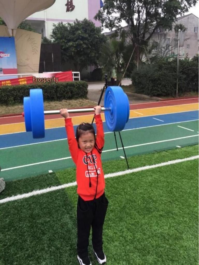Verstellbares Kunststoff-Hantelset für Kinder - Fitness- & Lernspielzeug für den Kindergarten