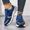 Casual Golden Splicing Lace Up Sneakers Women  Autumn Comfort Sole Sports Shoes Plus Size 43 Breathable Tennis Shoes Female