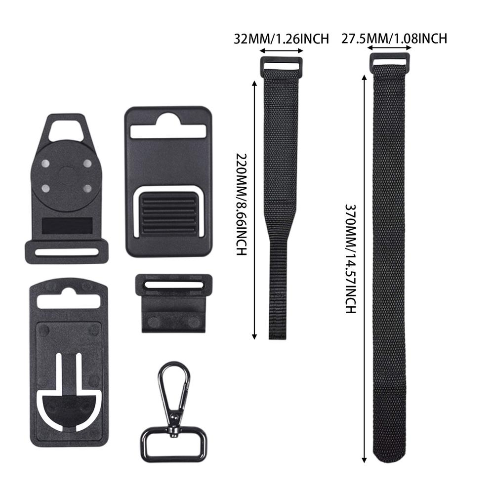 

Multimeter Magnetic Strap Adjustable Magnet Hanger Kit Multimeter Hanger Strap Practical Magnet Hanger Strap Hanger Loop Strap чорний