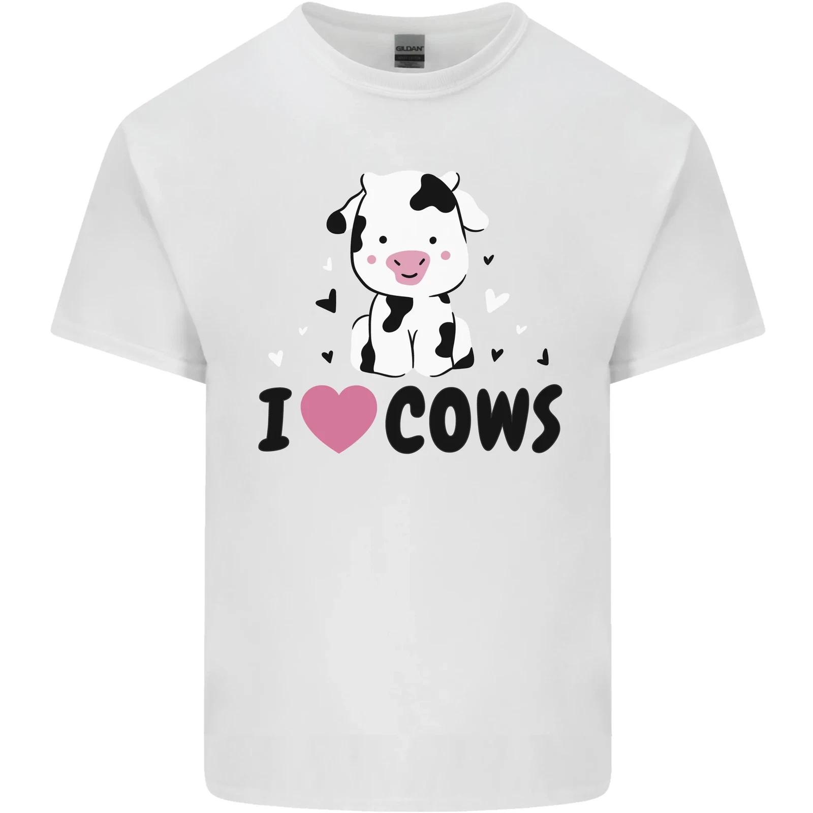 I Love Cows Kids T-Shirt Childrens M
