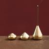 1 Pcs Pure Copper Incense Holder Used For Incense Sticks Coil Bottles Gourd-shaped Copper Incense Holder