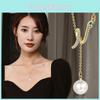 Elegant 2022 New Arrival Snake Shape Collier Necklace For Women In Gold And Silver