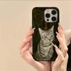 Fashion Kitten Smoking Pattern Phone Case For iPhone 11 12 13 14 15 16 17 Pro Max 16E 17Air X XR XS Max 7 8 Plus SE2 Soft Cover