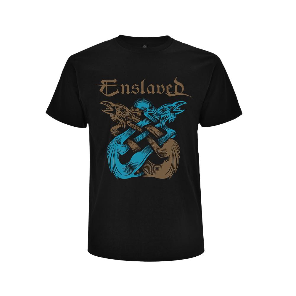 Hot Enslaved Band Graphic Cotton T-shirt Unisex Summer Short Sleeve Fashion Brand Tee Luxury Casual Vintage Retro Tops