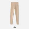 2024 Autumn/Winter High-Waist Double-Sided German Velvet Seamless Leggings for Women - Warm, Thick Waist Protection
