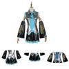Hatsune Miku Vocaloid Pu Cosplay Top Kleid Krawatten Set für Weihnachtsshow