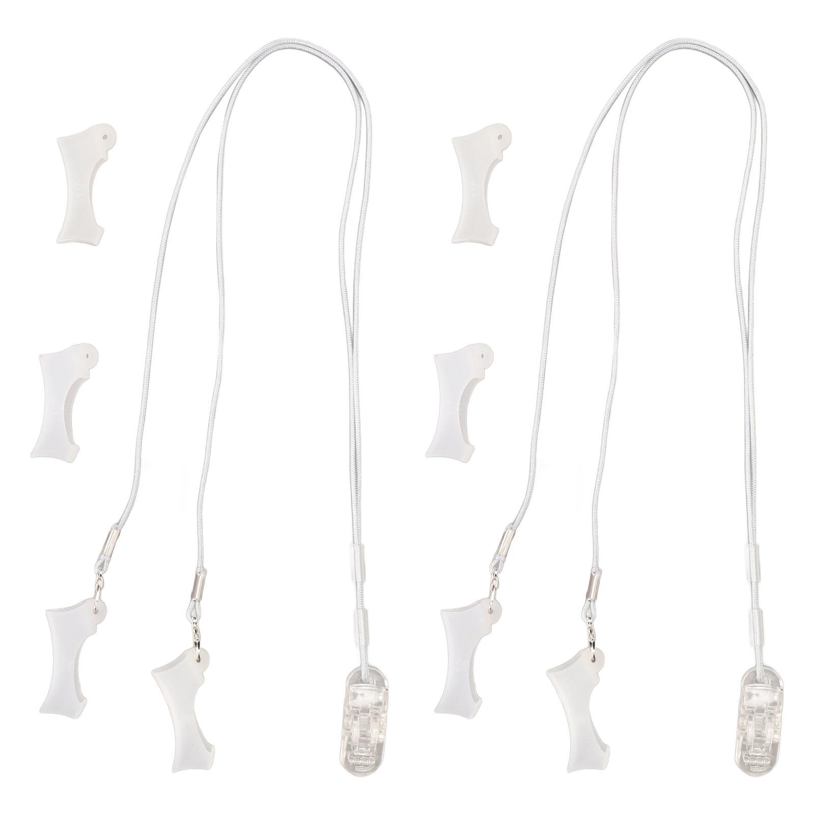 

2 пары усилителей слуха с зажимом, бинауральный портативный усилитель слуха с зажимом для шнурка для детей и взрослых