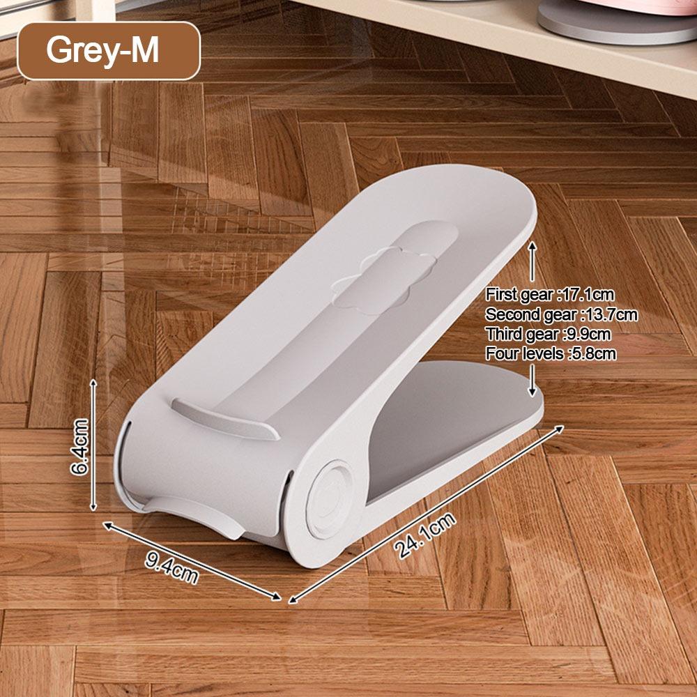 New Adjustable Shoes Rack 4 Gears Space Saving Shoe Slots Organizer Orderly Organization Shoes Organizer Bed Bottom