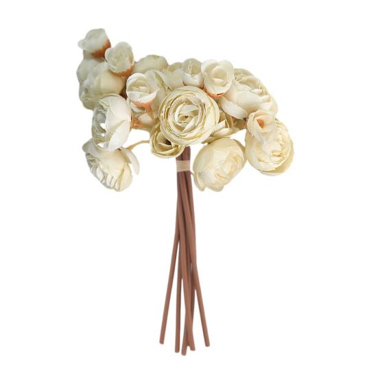 Yousheng Artificial Ranunculus Asiaticus Realistic Fake Silk Flower Home Office Wedding Party DIY Bouquets Faux Flower Centerpieces Decoration