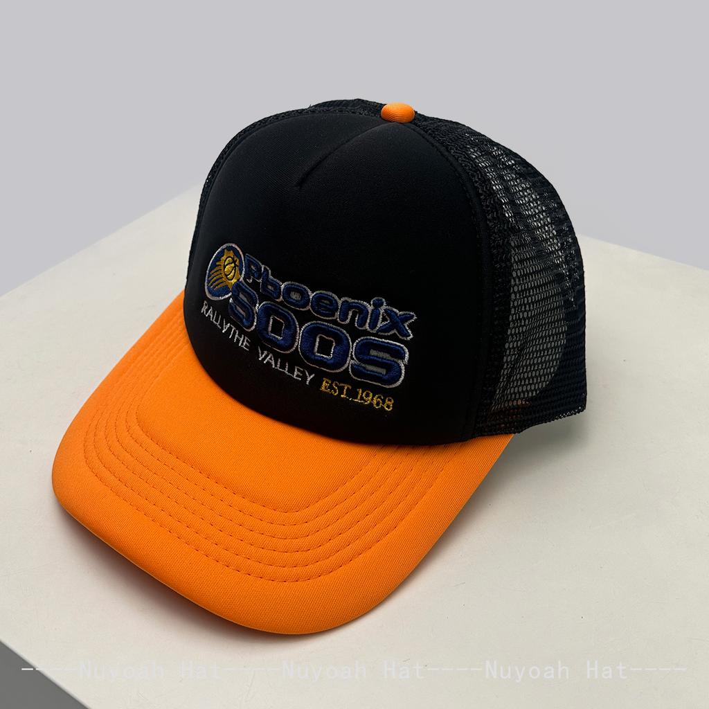 Baseball Stitching Embroidered Letterings Alphabet Color Contrast Blocking Style American Women  Men For Neutral Gender Fresh Caps Peaked Hats Hip