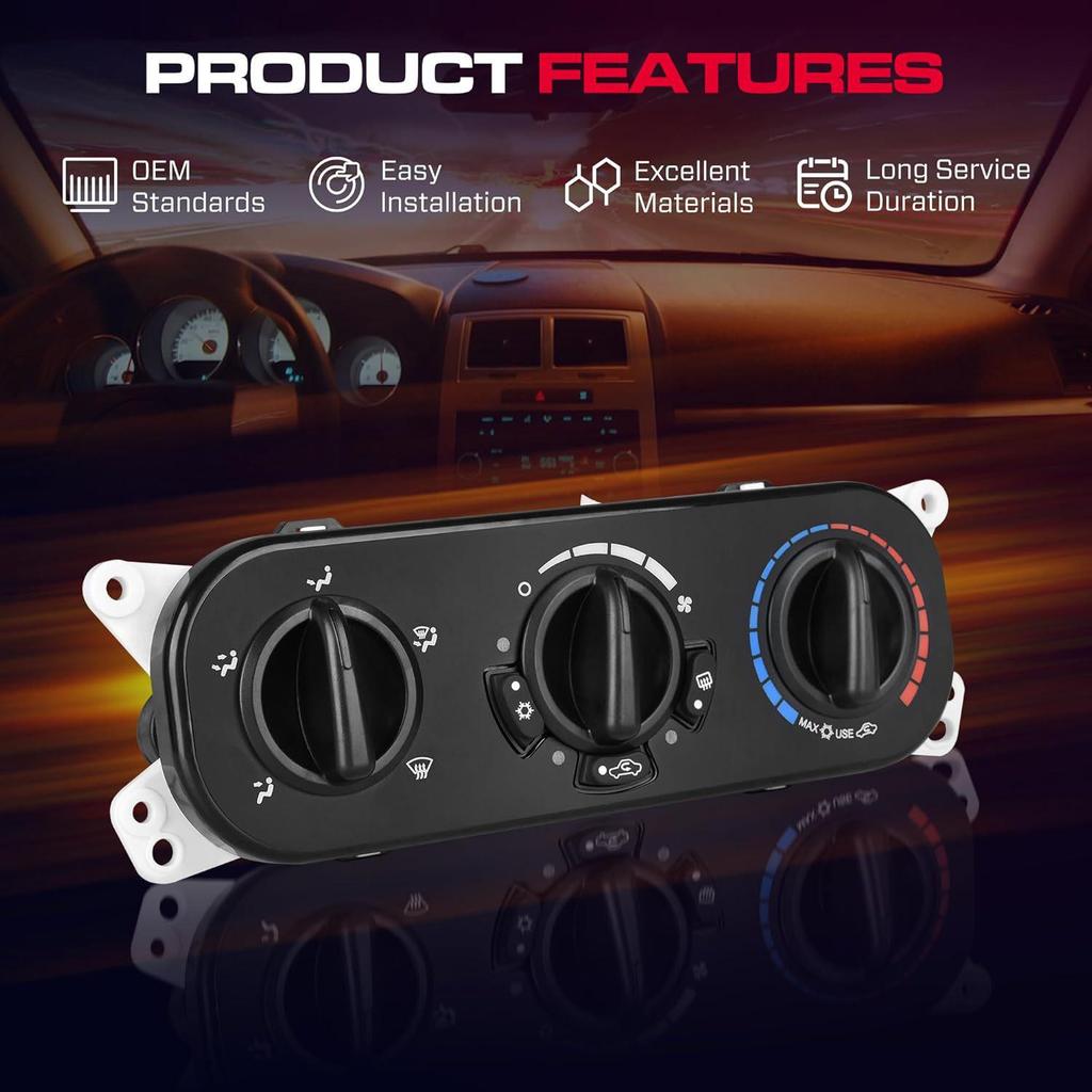 55111840AE: Jeep Wrangler Heated Control Unit & AC Panel