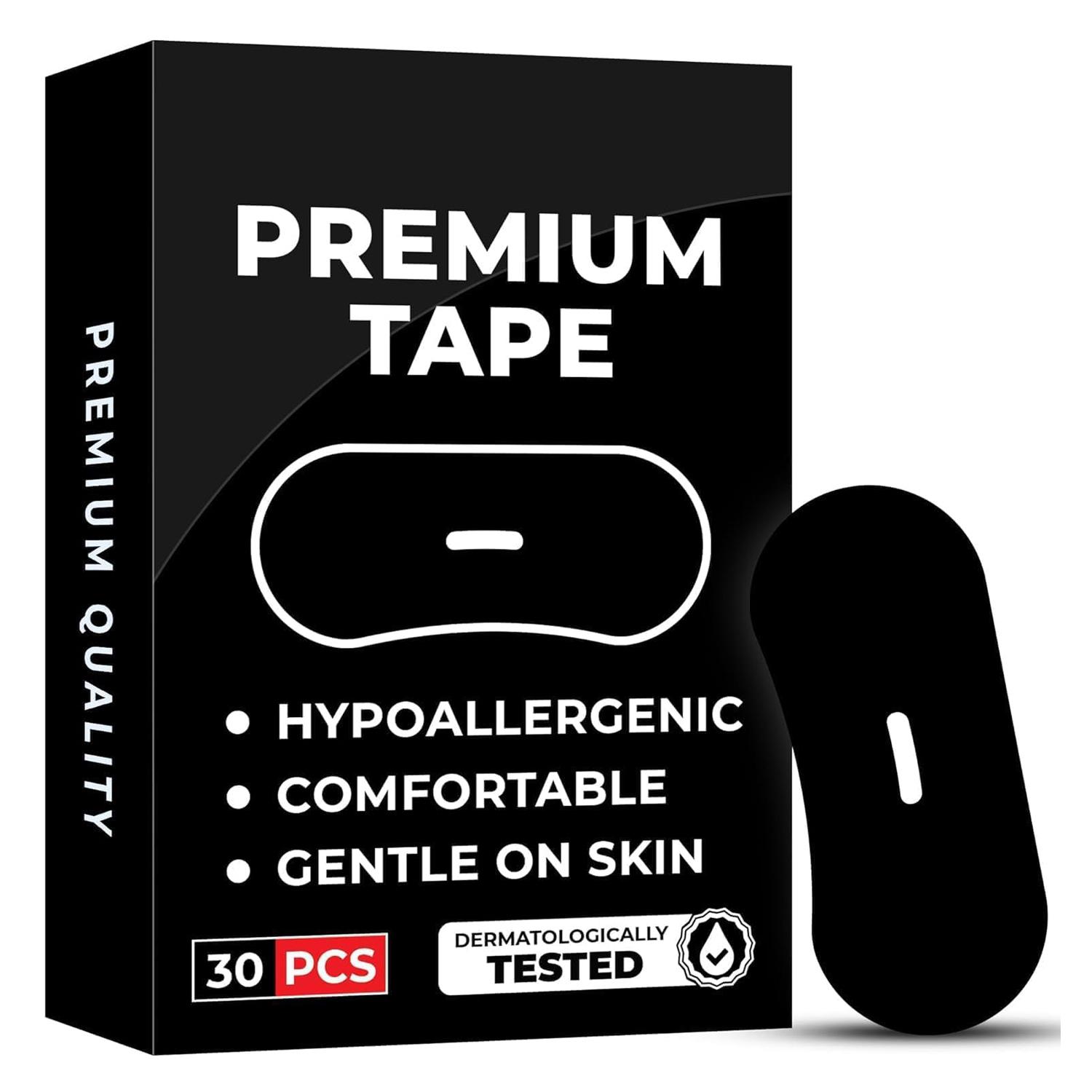 

30/60Pcs Anti Snoring Mouth Tape Medical Grade Sleep Strips for Snoring Relief & Breathing Gentle Nasal Tape for Travel Home Use